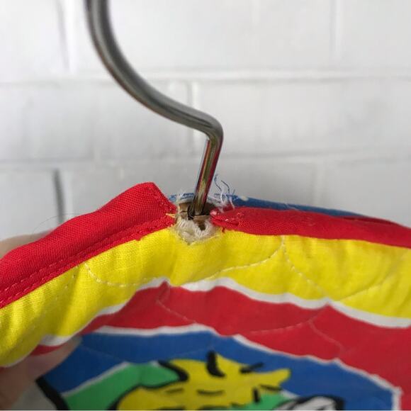 Vintage Peanuts Snoopy Charlie Brown Characters Cloth Hanging Organizer - Picture 10 of 10